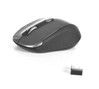 Watio Wave Mouse - Wireless Optical Mouse, Grey, USB Connection, Ergonomic, Adjustable Sensitivity, Compatible with Various Devices.*