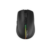 Watio Wave Mouse - Wireless Rechargeable Optical Gaming Mouse, RGB, Black, with USB connection, Long battery life and ergonomic design.*