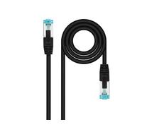 Watio Wave Network Cable - 600MHz LSZH S/FTP PIMF CAT7 AWG26 Patch Cord in Black, Ideal for Fast and Secure Connections*