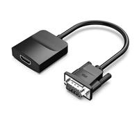 Watio Wave VGA to HDMI Converter - Converts VGA to HDMI signals, 0.15m length, ideal for connecting older devices to modern displays.*