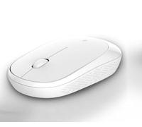 Watio Wave Wireless Optical Mouse - White mouse with Bluetooth connectivity, ergonomic design, High precision optical sensor and rechargeable battery.