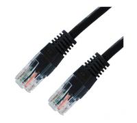 watiowave Cat.6 UTP AWG24 2m Black Network Cable - Ideal for fast and stable connections in computer networks and electronic devices.