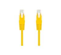 WatioWave Nanocable 2m Yellow CAT.5e UTP Network Cable - Ideal for fast, secure connections in home and office environments.