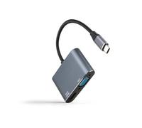 watiowave USB-C to HDMI/VGA 4K 6" converter, ideal for connecting devices to external displays and presentations.