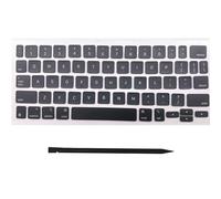 WATIPUNO Replacement Keycap Keys,Full Set of Keycaps Key Cap Fits for iPad Pro 11" (1st/2nd/3rd/4th gen) and iPad Air (4th/5th gen/M2) A2261 Magic Keyboard Series (Black)