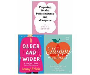 Watkins Publishing Older And Wider, The Happy Menopause & Preparing For The Perimenopause And Menopause 3 Books Collection Set