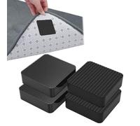 Watlikeup 24PCS Rug Gripper for Carpeted Floor,5x5cm Washable & Reusable Non-Slip Rug to Carpet Gripper,for Laminate/Wood/Tile Floors,Rug Grippers from Rug to Carpet,Secure Rugs on Stairs & Doorways