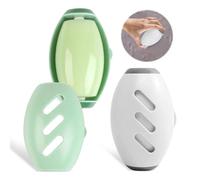 Watlikeup 2PCS Reusable Lint Roller,Pets Hair Remover Lint Roller Reusable,Portable Pet Hair Remover Roller,Reusable Lint Rollers for Pet Hair,Washable Pet Hair Remover(Green,White)