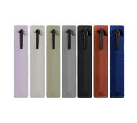 Watlikeup 7 PCS Pen Holder for Notebook A4, PU Leather Pen Pouch Sleeve for Planners, Binders and Books, for Bookaroo, Journal, Pencil Holder