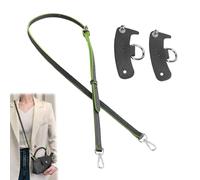 Watlikeup Leather Shoulder Strap Set,1PCS Replacement Adjustable Crossbody Bag Straps with 2PCS snap button,Carry Straps for Longchamp Mini Bag Straps,Bag Strap Extension(94-124 cm)