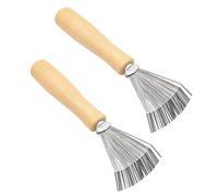 Watproofit Brush Cleaner 2 Pieces Hair Brush Cleaner for Comb Curling Comb, Dandruff Comb Tangle Teezer Tangle Teezer Comb Men's Hair Comb for Removing Hair from Brushes Combs Bath Mats & Carpets