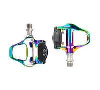 Watreketal 1 Pair Bicycle Self-Locking Pedals Mountain Road Bike SPD-SL Clipless Pedals Colorful Cycling Accessories Bicycle Pedal Exerciser