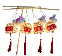 Watreketal 10 Pcs Chinese Handheld Ancient Portable Led Lights Decorative Lights New Year