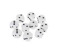 Watreketal 10Pcs 16mm D3 Six Sided Dices Beads for Dungeons & Dragon & RPG Poly Desktop F Dice Set & Chessex