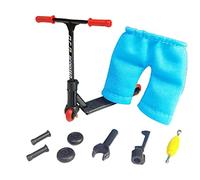 Watreketal 10PCS Finger Model Toy Tiny Finger Board Scooter for Fingers Decorations Assembly Skateboard Toy Set Dinosaur Finger Puppets for