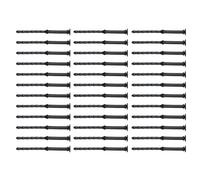 Watreketal 12/24/36Pcs PC Case Fans Computer Cooling Fan Mount Screws CPU Fan Mounting Pin Rivet Black Soft Rubber Reducing Noise Black Rubber Mount