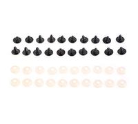 Watreketal 20pcs 6-20mm Black Eyes For Dolls Toy Animal/Felting Toy Eyes