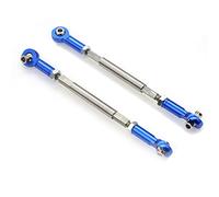 Watreketal 2Pcs Vehicle Front Toe Links Assembled with Hollow Balls for 1/7 Unlimited Desert Adjustable Steering Links Car Front Toe Links