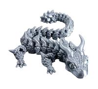 Watreketal 3D Printed Stress Relief Dragon Fidgets Toy Versatile Flexible Design for Playful Interaction At Home or on the Go Articulated Dragon Model