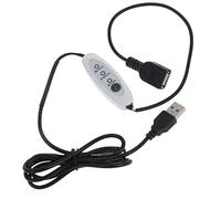 Watreketal 4.26ft USB Cable Speed-Control Extension Cable Cooling Fan Controller Extender Cord Three Gear Regulation USB CPU Graphics-Card Computer -control Wire