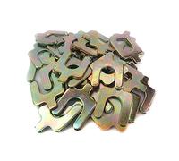 Watreketal 50-Piece Four-wheel Positioning Washer U-type Plug Gasket Four Wheel Alignment Insert U-shaped Shims Washer Accessories