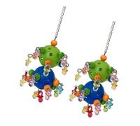 Watreketal 5lots Lovebird Activity Toy Parrots Shredders Pet Bird Chewing For Beak Maintenance Interactively Bird Play