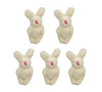 Watreketal 5PCS Easter Ornament Lovely Joint Doll Plush Chain Bag Decors Handbag Accs Kids Gift Party Props Cartoon Keychain Accessories for Women