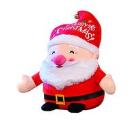 Watreketal 7-14’’ Plush Toy Santa For Doll Lovely Christmas Ornament Miniature Stuffed Toy For House Decoration Hanging Gift T Decorations For The Home Decorations For Tree