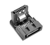 Watreketal 7Pin Right Angles Connectors ABS Female To Male Adapter Enhances Stability For PC Hard Drive Installation Adapter