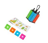 Watreketal ABS Chess Board Game Travel Friendly Five in a Row Strategy Portable Design for Kids Adult Outdoor Activity Family Chess