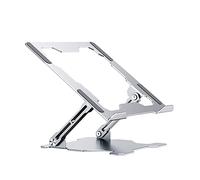 Watreketal Adjustable Aluminum Laptop Stand Ergonomic Multi-Angle Desk Holder For W/Heat-Vent 10-17.3" Notebook MacB Height Adjustable Stand For Desk