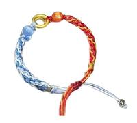 Watreketal Adjustable Handmade Wrist Chain Sturdy Allloy Materials Representing Nuzar And Loong's Emotional Connection Nezha Series Merchandise