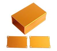Watreketal Aluminum Enclosure Electronic Project Box For Case Sand With 4 Fixed Hole For Amplifier 4.33x1.81x2.99 Electronic Enclosure Project Box Aluminum