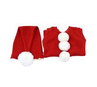 Watreketal Baby Photography Christmas Festival Santa Costume Hat And Romper Set For Infant Photoshoots Newborn Theme Party Clothing Newborn Christmas Outfit