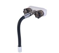 Watreketal Backpacking Shower Faucet Double Handle Control Fastlink Hose Link 3/4 Inch Thread Outside Water Outlet