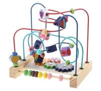 Watreketal Beads Wire Maze Roller Coasters Educational Toy Early Learning for Todder Kids Cognitive Skills Hand-Eye Coordination Abacus Puzzle