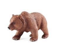 Watreketal Bear Figurine Toy Solid Model Figure Life Like WildAnimal Brown Collectable Aquarium Gear Store Supply Solid Realistic Animal Collectible Figurine Decorative Animal Ornament