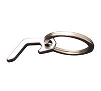 Watreketal Bottle Opener with Keychain, Stainless Beer Portable Pendant Pocket Keyring Bottle Funny Gifts Keychain Bottle Opener