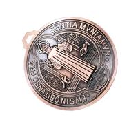 Watreketal Christians Faith Circular Pendant Christians Devotional Accessories Home Decoration Alloy Religious Jewelry For Worship Religious Decoration