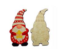 Watreketal Christmas Wooden Ornaments Preschool Graffiti Drawing Racket Multiple Type Optional with Interest Drawing Practice Painting Toy