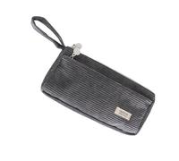 Watreketal Corduroy Pencil Case Two Large Compartment Multipurpose Pen Pencil Bag Travel Makeup Storage Bag for Girl Women Fashionable Writing Tool