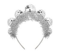 Watreketal Disco Ball Party Headband Novelty Funk Hairhoop Sequins Headdress For Women Girls Music Festival Head Accessories Disco Ball Headband Costume Headpieces Photography Accessories