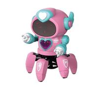 Watreketal Elecronic Robot Toy For Smart Space Walking Dancing Singing Music White Blue Dancing Walking R Music Dog