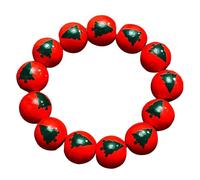 Watreketal Fashionable Halloween Wood Bead Pumpkin Spidererb Funny Face Bangle Hand Link Chain For Women's Accessories Trendy Accessory For Women