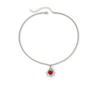 Watreketal Fashionable Heart Pendant Gothic Necklace Portable Accessory For Individualistic Styles Statements And Various Event Pendant Necklace