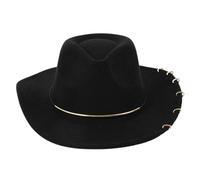 Watreketal Fedoras Hat For Adult Stage Performances Theme Party Cowboy Masquerades Dress Up Unisex RolePlaying Jazzs Hat