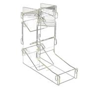 Watreketal Games Acrylic Transparent Dice Tower Acrylic Transparent Board Game RPG Rolling Set Chessex