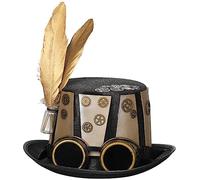 Watreketal Gold Gear Top Hat Stylish Headpiece Men And Women In Steampunk And Fashion Decorations Ornament Supplies Vintage Hat
