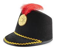 Watreketal Guard Knight Hat for Men Elegant Adult Felt Knight Hat with Feather Decors Taking Photo Supplies Celebration Accessory Funny Dress Hat Knight Hat