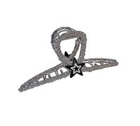 Watreketal Hair Clips,Internet Celebrity Taking Photo Ponytail Hair Claw with &Star Shinning Hair Clip for Woman Teens High Ponytail